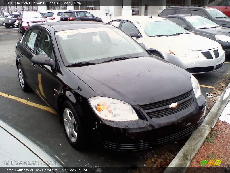 Black / Gray 2006 Chevrolet Cobalt LS Sedan