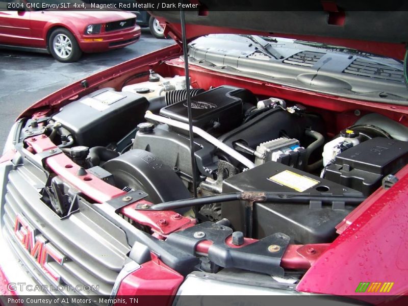Magnetic Red Metallic / Dark Pewter 2004 GMC Envoy SLT 4x4