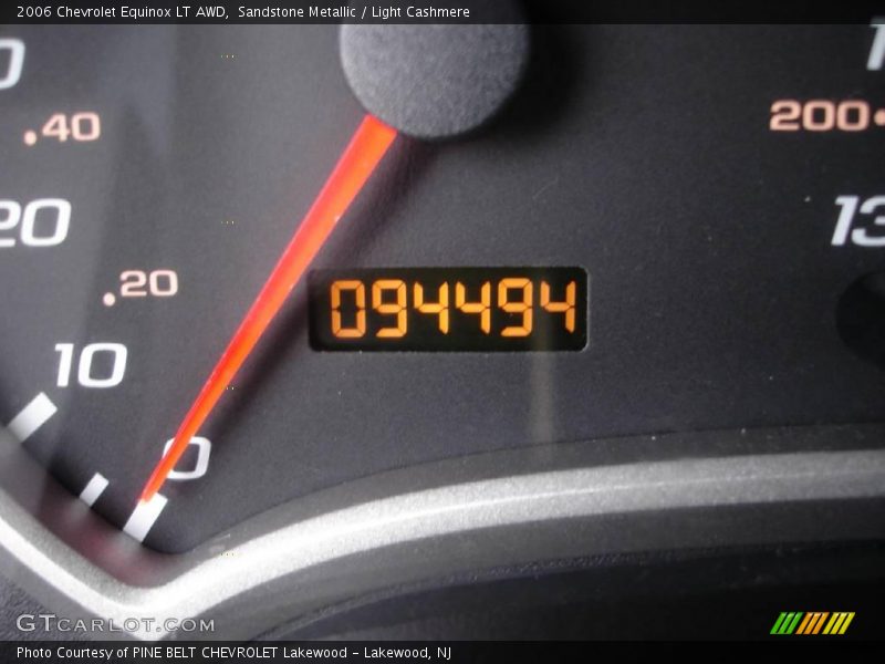 Sandstone Metallic / Light Cashmere 2006 Chevrolet Equinox LT AWD