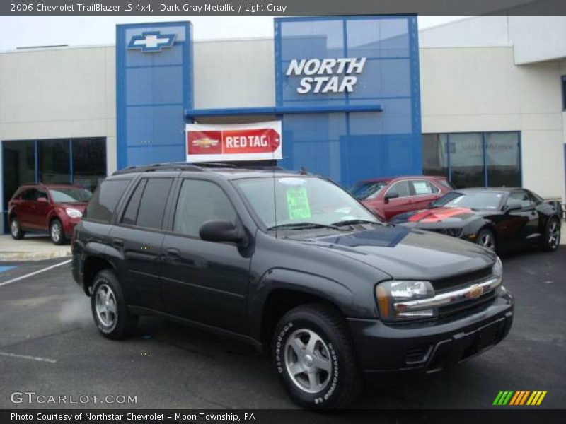 Dark Gray Metallic / Light Gray 2006 Chevrolet TrailBlazer LS 4x4