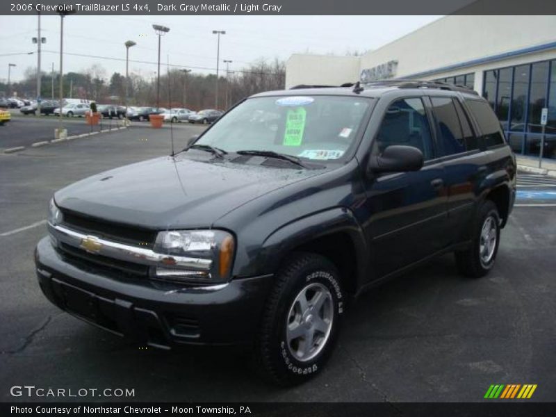 Dark Gray Metallic / Light Gray 2006 Chevrolet TrailBlazer LS 4x4