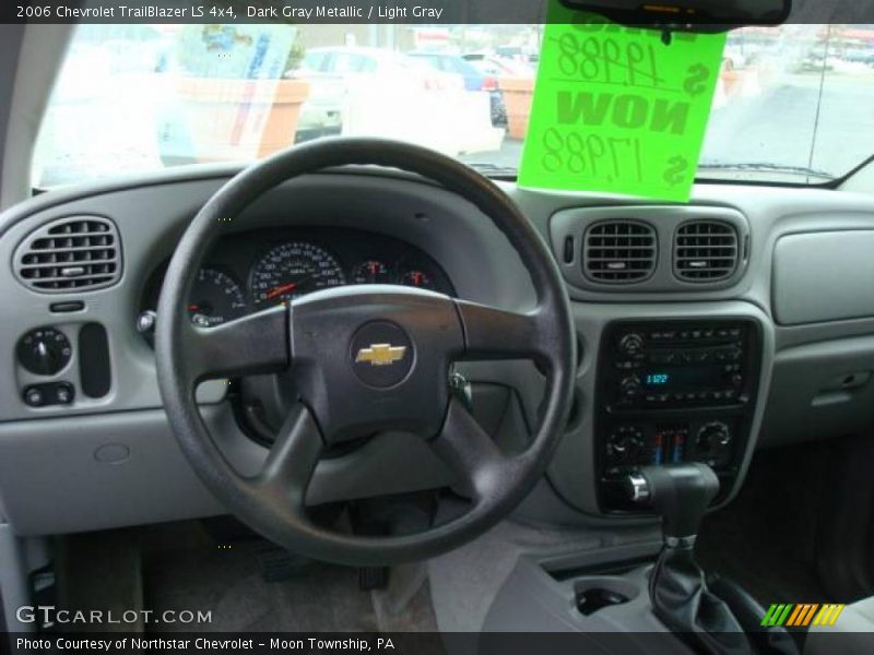 Dark Gray Metallic / Light Gray 2006 Chevrolet TrailBlazer LS 4x4