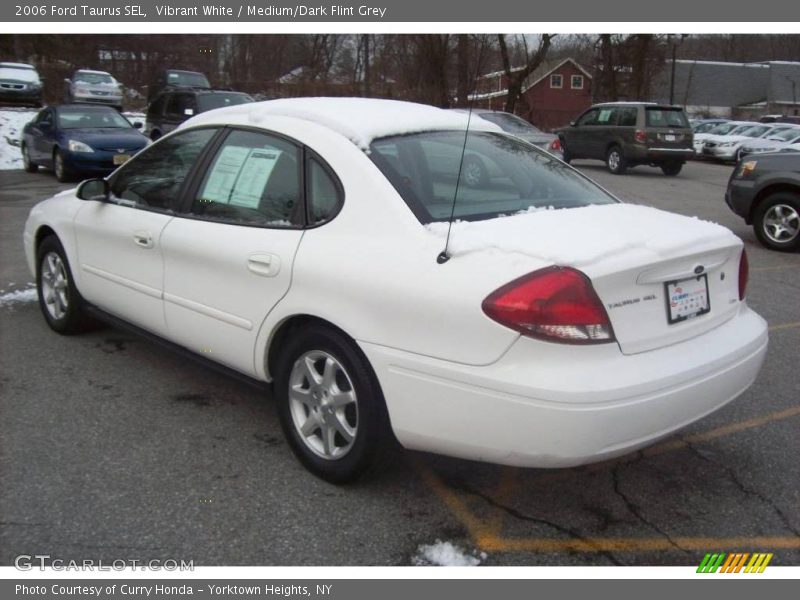 Vibrant White / Medium/Dark Flint Grey 2006 Ford Taurus SEL