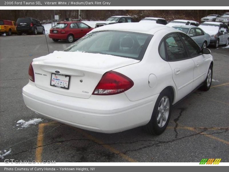 Vibrant White / Medium/Dark Flint Grey 2006 Ford Taurus SEL