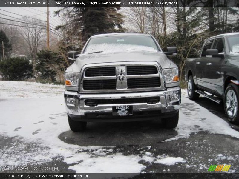 Bright Silver Metallic / Dark Slate/Medium Graystone 2010 Dodge Ram 2500 SLT Regular Cab 4x4