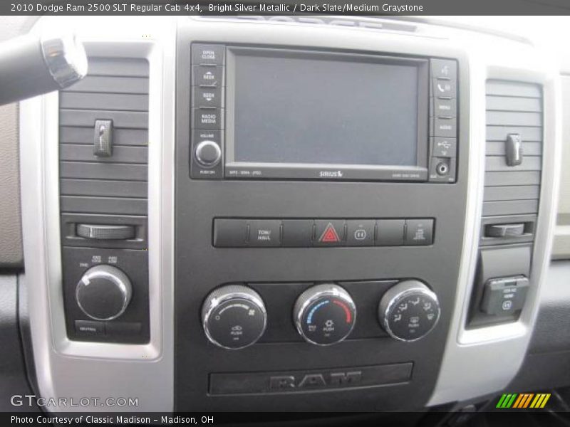 Bright Silver Metallic / Dark Slate/Medium Graystone 2010 Dodge Ram 2500 SLT Regular Cab 4x4