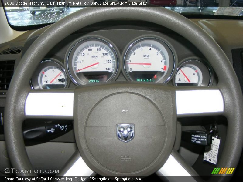 Dark Titanium Metallic / Dark Slate Gray/Light Slate Gray 2008 Dodge Magnum