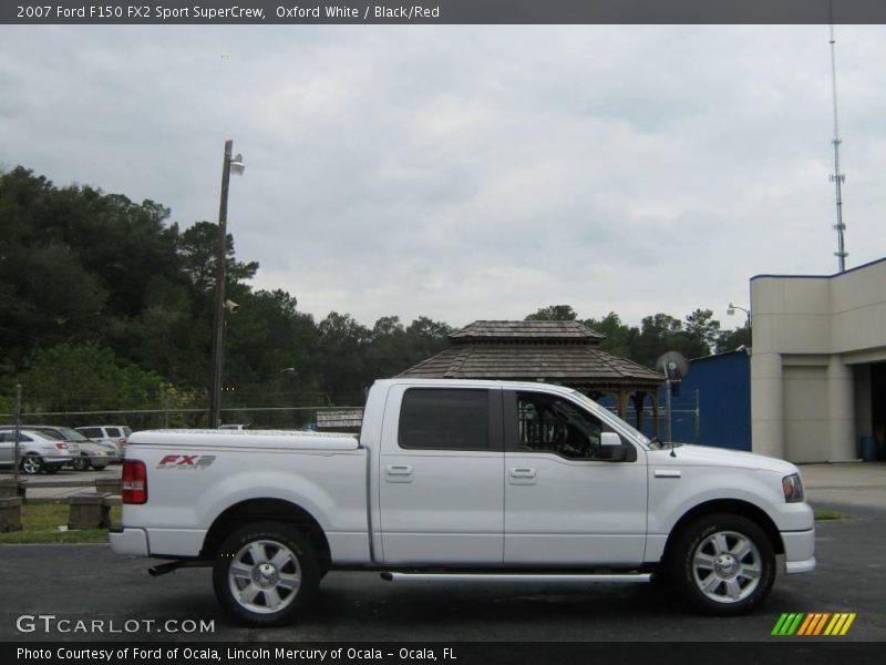 Oxford White / Black/Red 2007 Ford F150 FX2 Sport SuperCrew