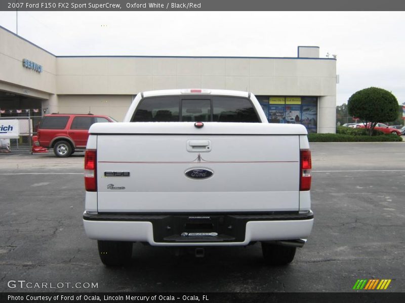Oxford White / Black/Red 2007 Ford F150 FX2 Sport SuperCrew