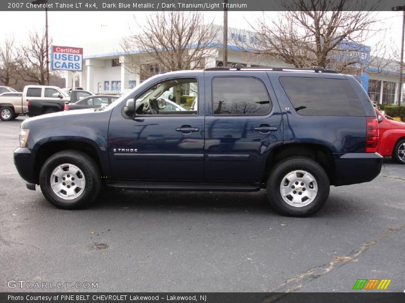Dark Blue Metallic / Dark Titanium/Light Titanium 2007 Chevrolet Tahoe LT 4x4