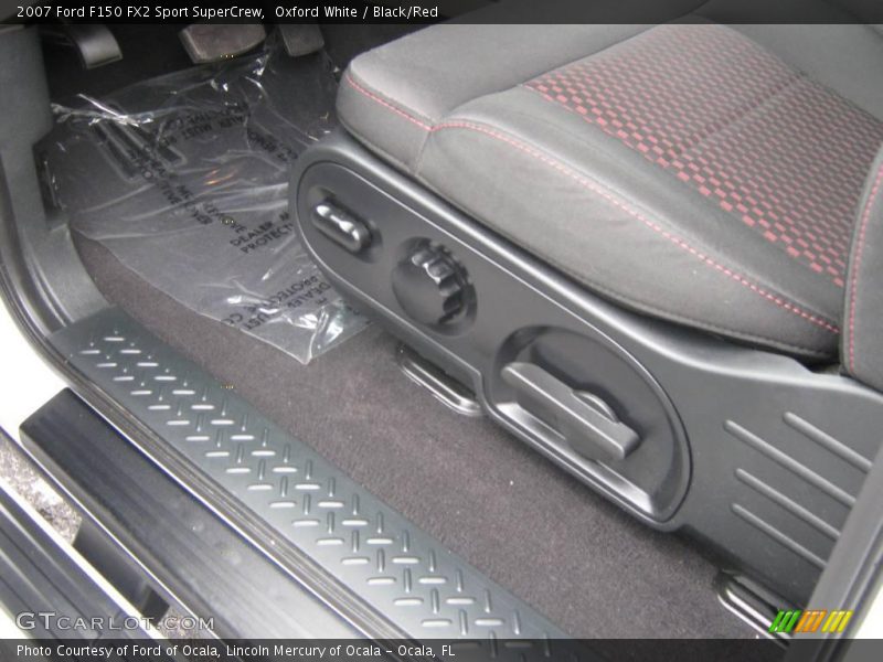 Oxford White / Black/Red 2007 Ford F150 FX2 Sport SuperCrew