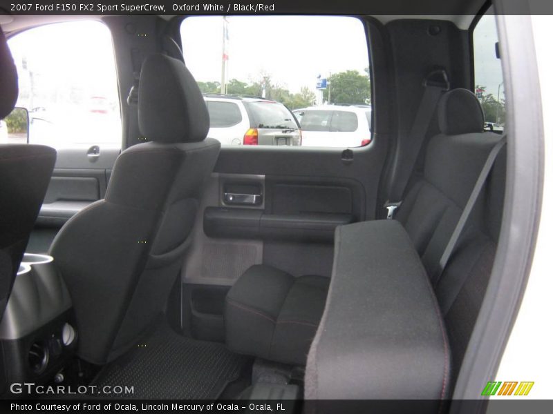 Oxford White / Black/Red 2007 Ford F150 FX2 Sport SuperCrew