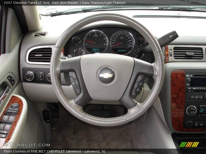 Dark Blue Metallic / Dark Titanium/Light Titanium 2007 Chevrolet Tahoe LT 4x4