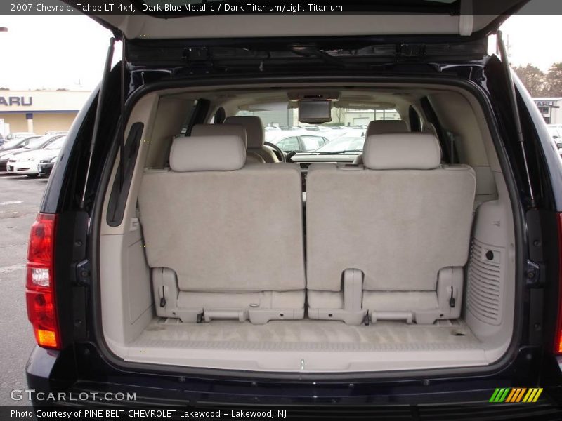 Dark Blue Metallic / Dark Titanium/Light Titanium 2007 Chevrolet Tahoe LT 4x4