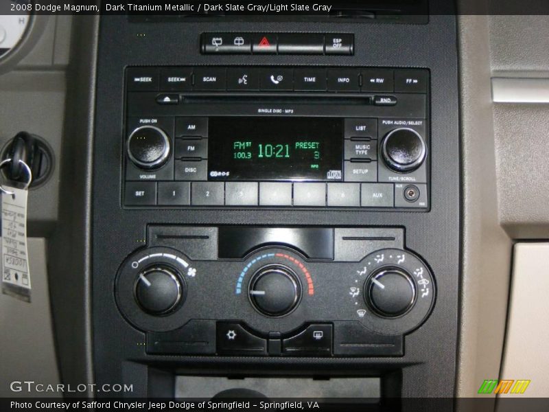 Dark Titanium Metallic / Dark Slate Gray/Light Slate Gray 2008 Dodge Magnum