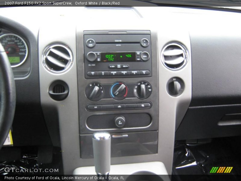 Oxford White / Black/Red 2007 Ford F150 FX2 Sport SuperCrew