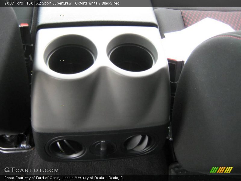 Oxford White / Black/Red 2007 Ford F150 FX2 Sport SuperCrew