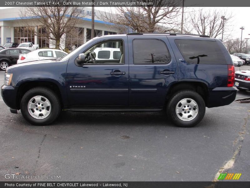 Dark Blue Metallic / Dark Titanium/Light Titanium 2007 Chevrolet Tahoe LT 4x4