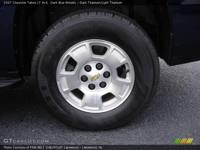 Dark Blue Metallic / Dark Titanium/Light Titanium 2007 Chevrolet Tahoe LT 4x4