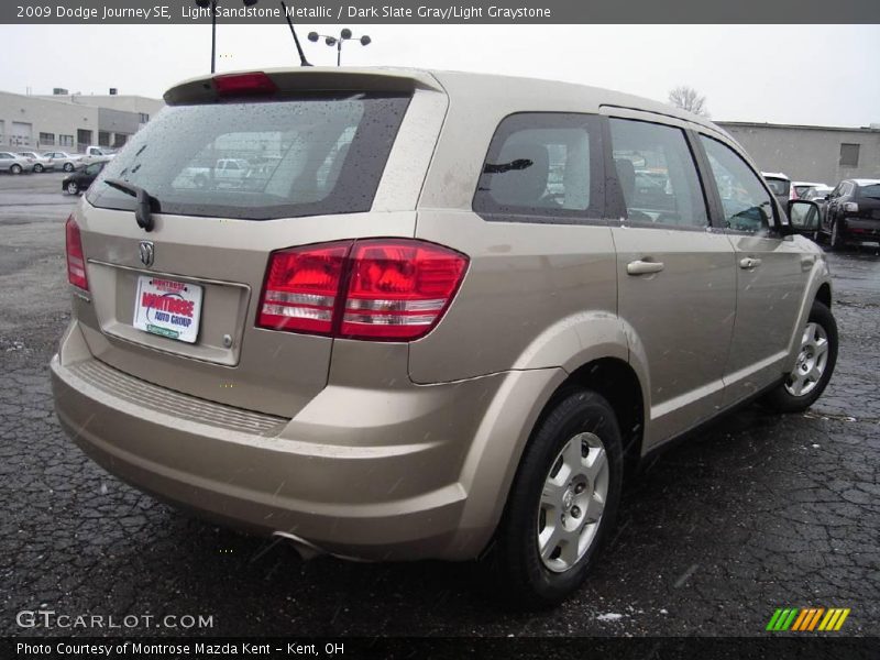 Light Sandstone Metallic / Dark Slate Gray/Light Graystone 2009 Dodge Journey SE