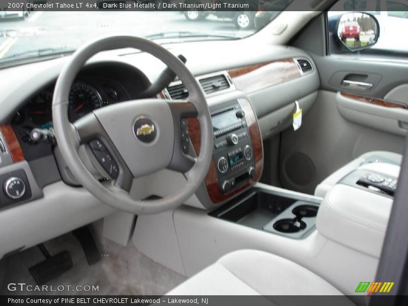 Dark Blue Metallic / Dark Titanium/Light Titanium 2007 Chevrolet Tahoe LT 4x4