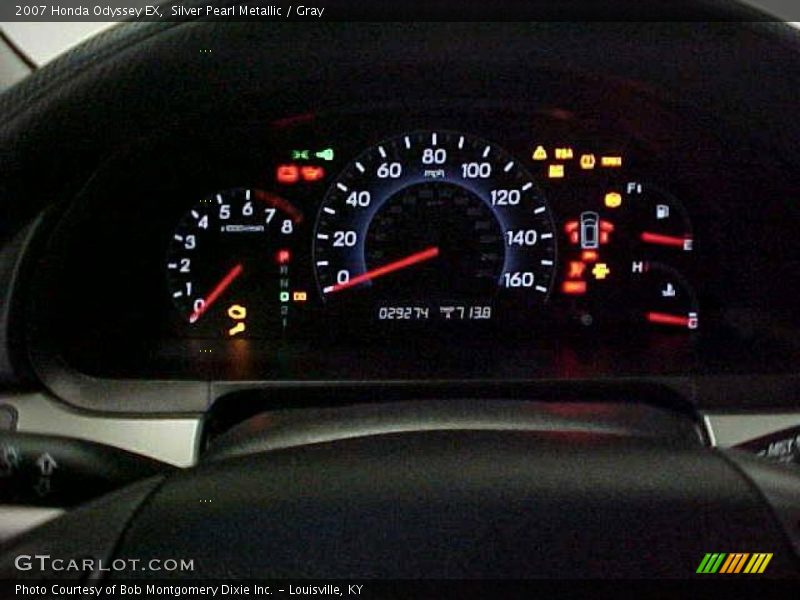 Silver Pearl Metallic / Gray 2007 Honda Odyssey EX