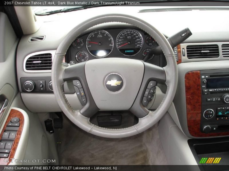 Dark Blue Metallic / Dark Titanium/Light Titanium 2007 Chevrolet Tahoe LT 4x4