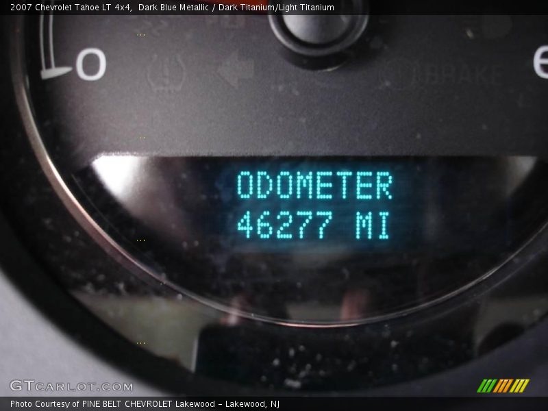 Dark Blue Metallic / Dark Titanium/Light Titanium 2007 Chevrolet Tahoe LT 4x4