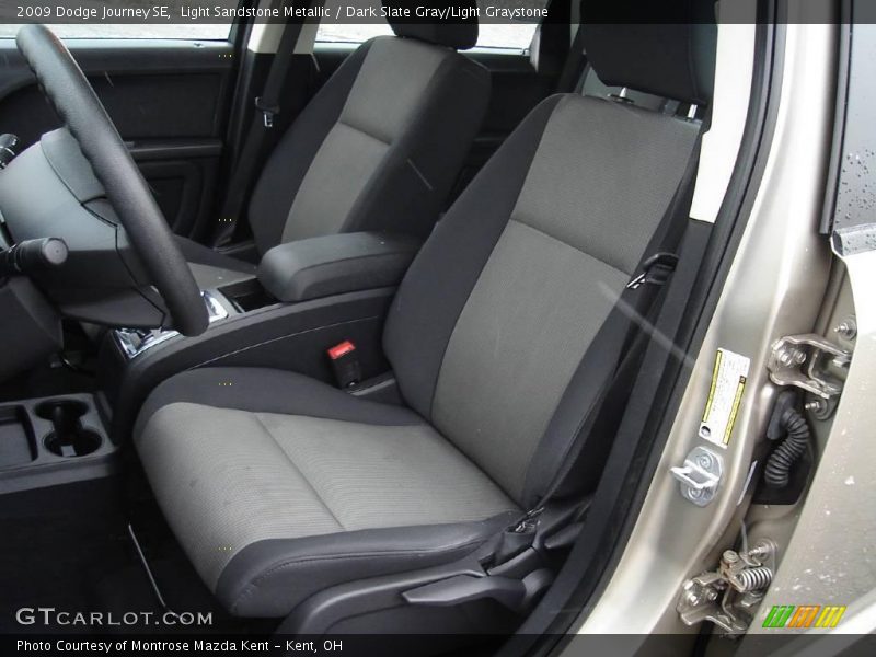 Light Sandstone Metallic / Dark Slate Gray/Light Graystone 2009 Dodge Journey SE