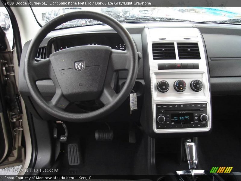 Light Sandstone Metallic / Dark Slate Gray/Light Graystone 2009 Dodge Journey SE