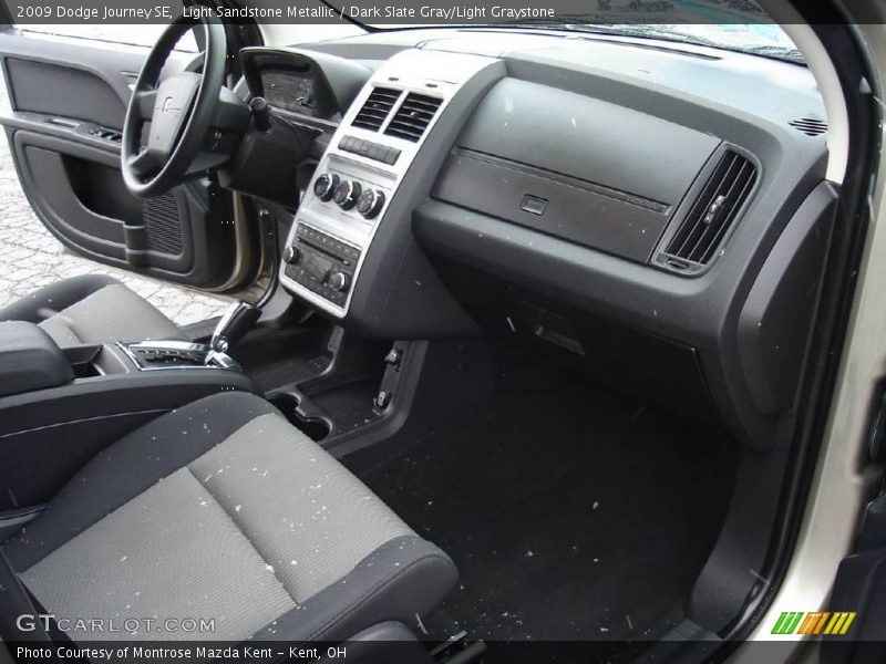 Light Sandstone Metallic / Dark Slate Gray/Light Graystone 2009 Dodge Journey SE