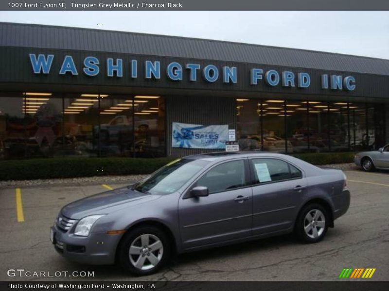 Tungsten Grey Metallic / Charcoal Black 2007 Ford Fusion SE
