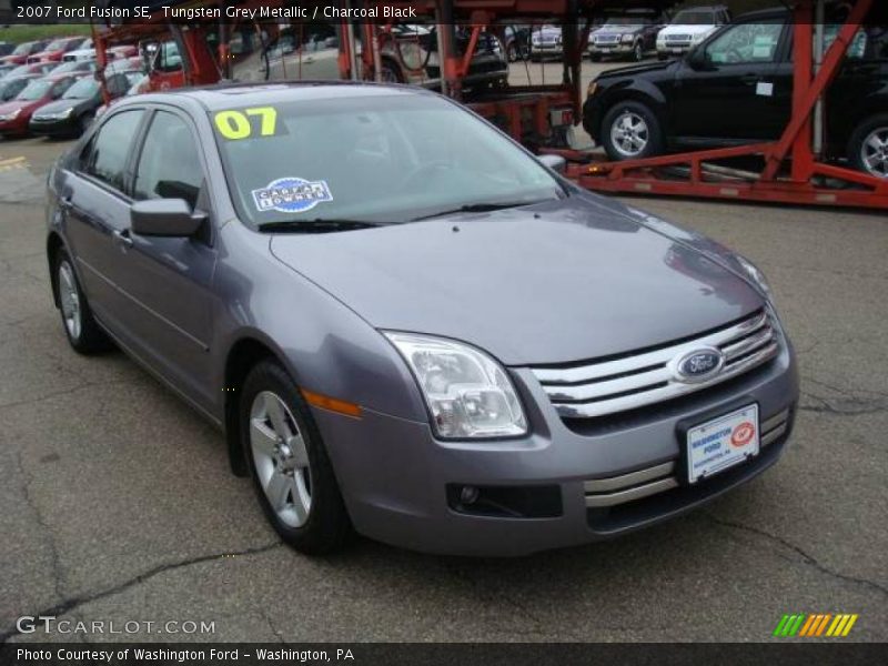 Tungsten Grey Metallic / Charcoal Black 2007 Ford Fusion SE