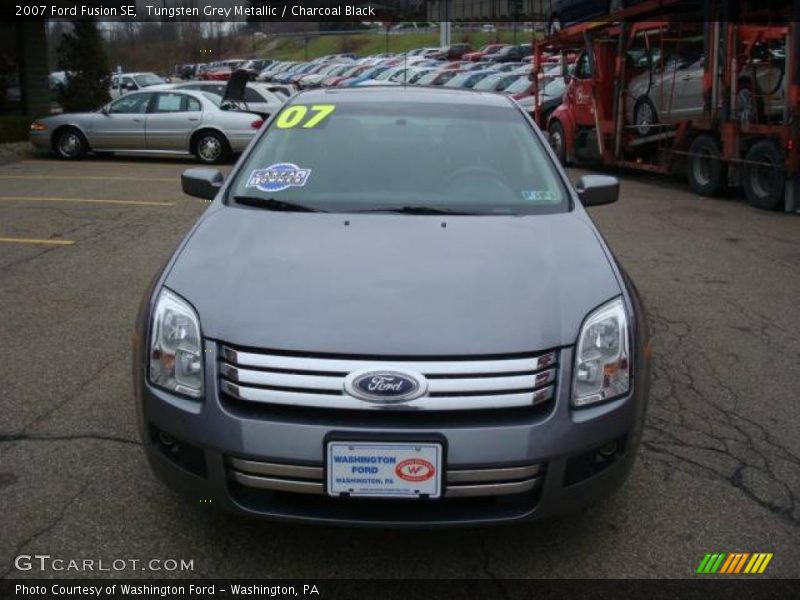 Tungsten Grey Metallic / Charcoal Black 2007 Ford Fusion SE