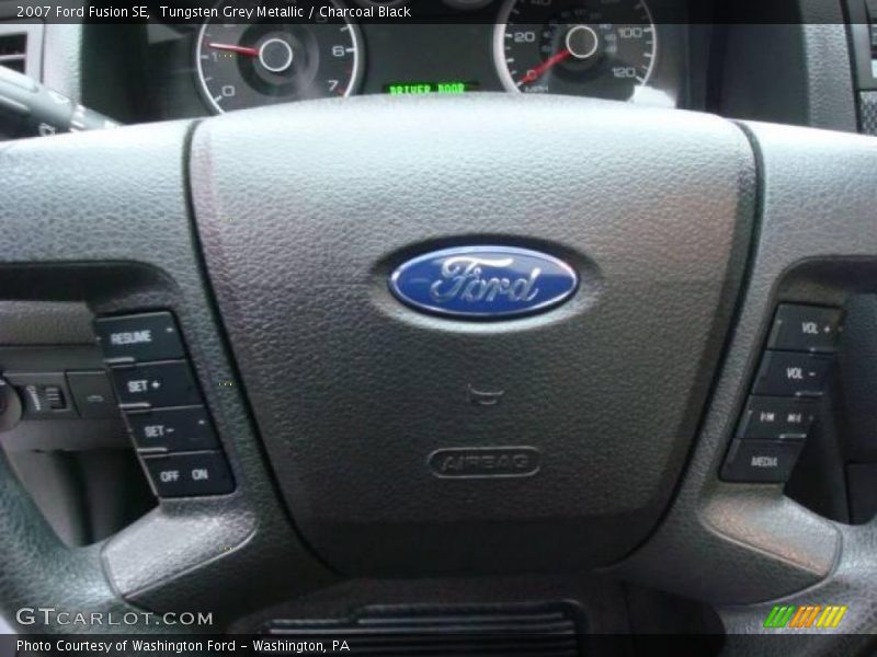 Tungsten Grey Metallic / Charcoal Black 2007 Ford Fusion SE