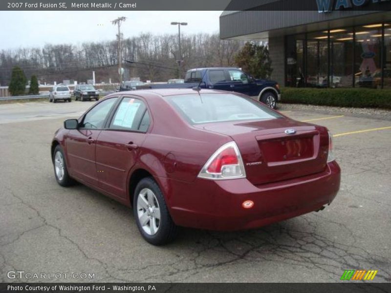 Merlot Metallic / Camel 2007 Ford Fusion SE