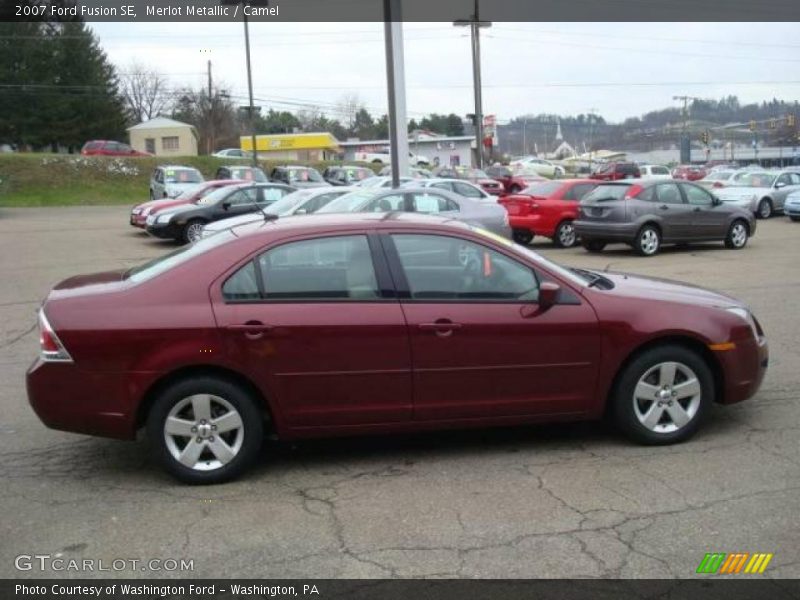 Merlot Metallic / Camel 2007 Ford Fusion SE