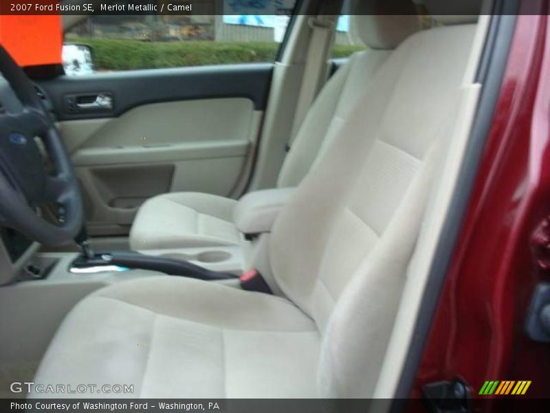 Merlot Metallic / Camel 2007 Ford Fusion SE