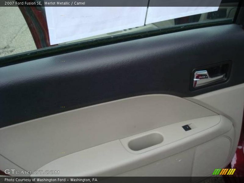 Merlot Metallic / Camel 2007 Ford Fusion SE