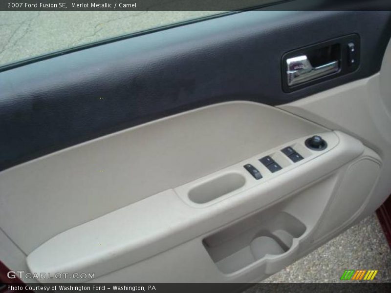 Merlot Metallic / Camel 2007 Ford Fusion SE