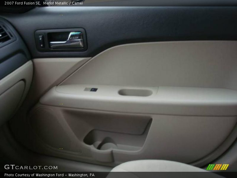 Merlot Metallic / Camel 2007 Ford Fusion SE