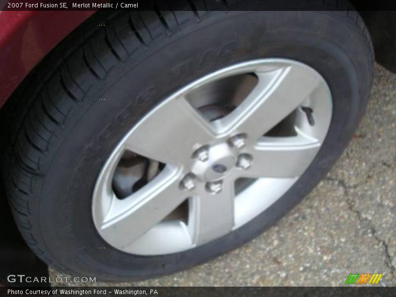 Merlot Metallic / Camel 2007 Ford Fusion SE