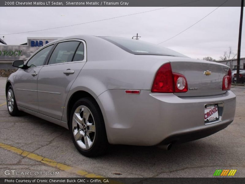 Silverstone Metallic / Titanium Gray 2008 Chevrolet Malibu LT Sedan