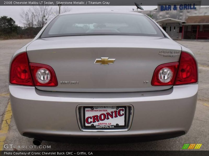 Silverstone Metallic / Titanium Gray 2008 Chevrolet Malibu LT Sedan
