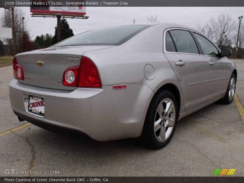 Silverstone Metallic / Titanium Gray 2008 Chevrolet Malibu LT Sedan