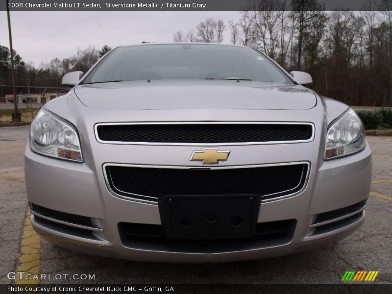 Silverstone Metallic / Titanium Gray 2008 Chevrolet Malibu LT Sedan