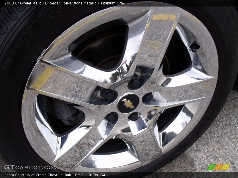 Silverstone Metallic / Titanium Gray 2008 Chevrolet Malibu LT Sedan
