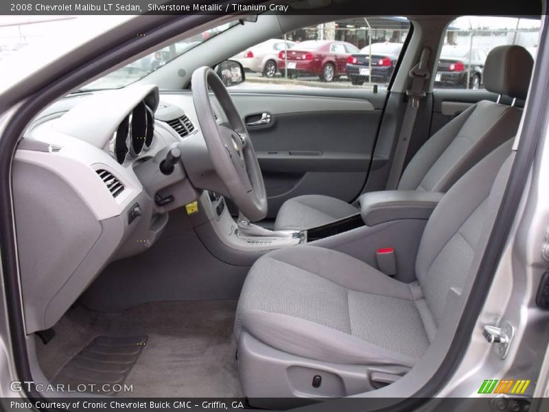 Silverstone Metallic / Titanium Gray 2008 Chevrolet Malibu LT Sedan