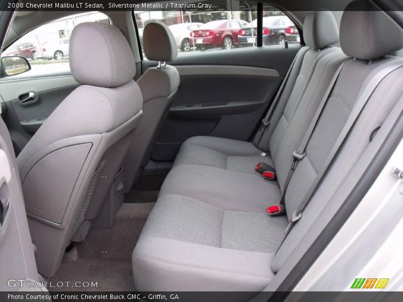 Silverstone Metallic / Titanium Gray 2008 Chevrolet Malibu LT Sedan