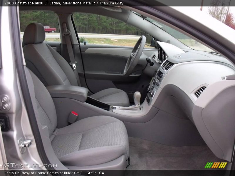 Silverstone Metallic / Titanium Gray 2008 Chevrolet Malibu LT Sedan